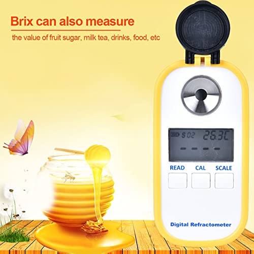 Coffee Refractometer, Deosdum Refraktometer DR701 Digital Display Coffee Concentration Meter Sugar Tester Brix/TDS Measuring Tool Brix Refractometer Digital