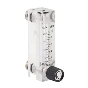 gas flow meter,boxwizard oxygen flow meter lzm6t acrylic pmma adjustable panel type gas flowmeter 1~10lpm 1/4"bsp m18x1.5 flow meter gas acrylic
