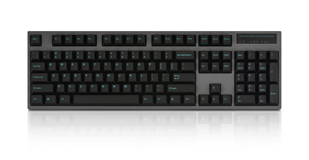 Leopold NP900RBT Charcoal Blue Bluetooth PD Double Shot PBT Mechanical Keyboard Cherry MX Blue