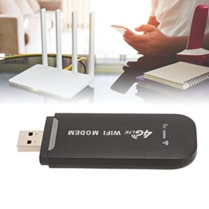 4G LTE USB WiFi Router, Mobile WiFi Hotspot Modem Dongle with SIM Card Slot, 150Mbps High Speed, 10 Users Sharing, Wireless Network Adapter for Phone Laptop Tablet