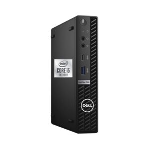 Dell OptiPlex 7000 Series 7080 Micro Form Factor Mini Business Desktop, Intel Core i5-10500T Processor, 32GB RAM, 1TB PCIe SSD, DisplayPort, RJ45, Wi-Fi 6, Type-C, Bluetooth, Windows 11 Pro, Black