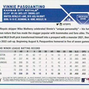 2023 Topps #302 Vinnie Pasquantino NM-MT RC Rookie Kansas City Royals Baseball Trading Card MLB