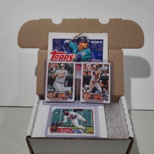 2023 Topps Complete Series One Baseball Set 1-330 - Included in this set are over 50 Rookie Cards. Along with reigning Rookie of the Year winners, Adley Rutschman and Michael Harris, it includes phenoms such as Nolan Gorman, Vaughn Grissom, Gunnar Henders