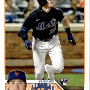 2023 Topps #89 Brett Baty NM-MT RC Rookie New York Mets Baseball Trading Card MLB