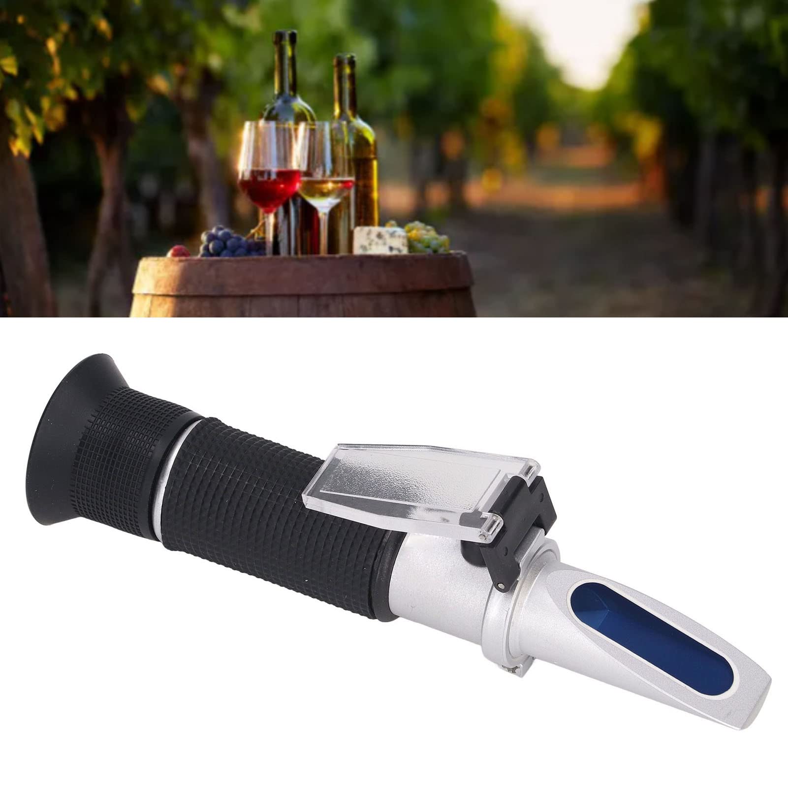 Refractometer Meter Gauge Brix Refractometer for Brewing Beer Wort Refractometer 0‑80% Wine Refractometer