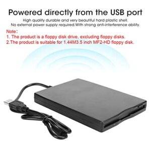 Portable Floppy Drive,plplaaoo 3.5-Inch Card Reader, USB Floppy Drive, Computer Accessory, External Removable, External Floppy Diskette Drive for Laptops Desktops and Notebooks