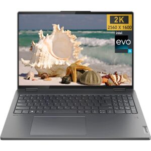 lenovo 2023 newest yoga 7i 2-in-1 laptop, 16 inch 2.5k ips touchscreen display, 12th intel evo platform i5-1240p(12 core), 8gb ram, 512gb ssd, backlit keyboard, wi-fi 6, windows 11 home