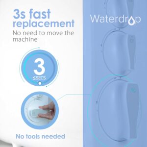 Waterdrop WD-G3-W Replacement Filter, Replacement for WD-G3-W Reverse Osmosis System, CF Filter + CB Filter + RO Filter, New Logo Design