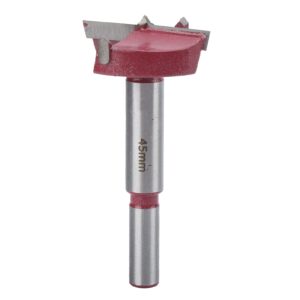 wood drilling,wood hole opener drill bit 45mm woodworking cutter auger round shank drilling tool
