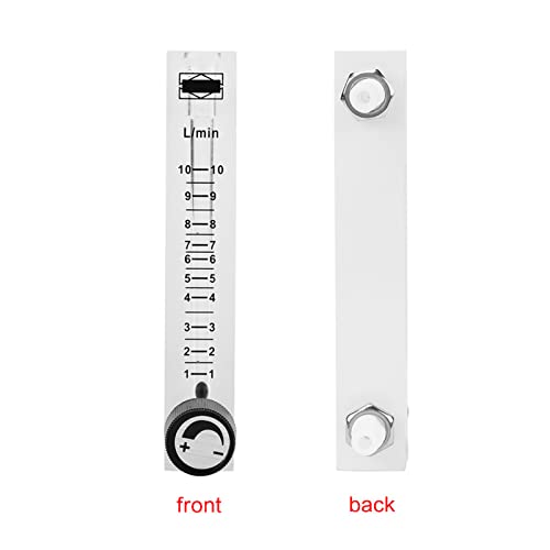 Oxygen Flow Meter,Ozgkee Flow Meter Lzq7 Flowmeter 110Lpm Flow Meter With Control Valve For Oxygen/Air/Gas Gas Flow Meter