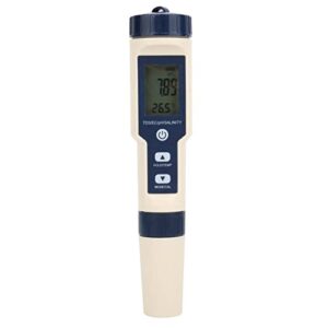 ph Meter Digital,Boxwizard ph Meter 5 in 1 Portable Digital PH Salinity Temp TDS EC Meter Multifunctional Water Quality Tester Detector tds Meter