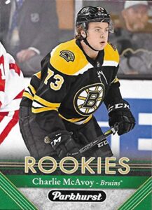 2017-18 parkhurst charlie mcavoy rookie rc #274 nm near mint boston bruins