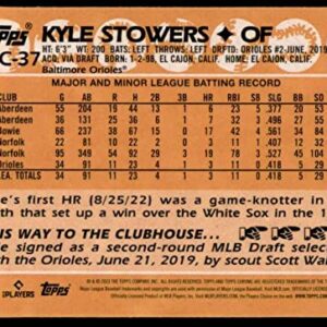 2023 Topps Series One Silver Packs Mojo Refractor #T88C-37 Kyle Stowers NM-MT RC Rookie Baltimore Orioles Baseball Trading Card MLB