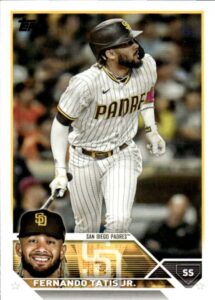 fernando tatis jr. 2023 topps #23 nm+-mt+ mlb baseball padres