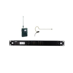 shure ulxd14d/mx153 omnidirectional headworn wireless microphone system, black, x52 902-928 mhz