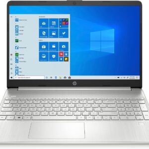 HP Laptop 15-dy0021ds 15.6" HD Intel Celeron N4020, 8GB DDR4 RAM, 256GB SSD, Windows 10 Home, Bluetooth & Wifi, PC Laptop Computer for Home, Business, Office, Light Gaming, Natural Silver (Renewed)
