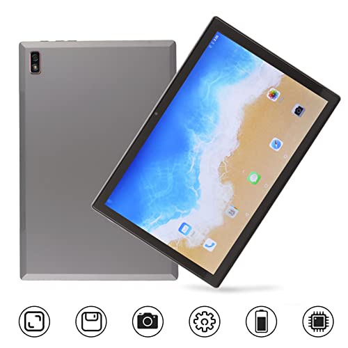 soobu 10.1 Inch Tablet, Tablet PC 100-240V 3200x1440 5G WiFi Dual Card Dual Standby for Writing for Android 12 (US Plug)