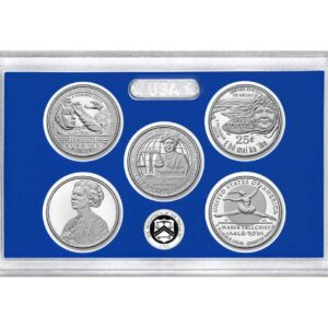 2023 S 2023 S Quarter Proof Set 5 Coin DCAM US Mint 23WP With Box and COA Quarter US Mint Proof