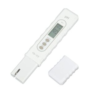 Digital Water Quality PH Meter, 0.01pH Accuracy Multipurpose PH Tester LED Display Value Lock for Aquarium for Aquaculture