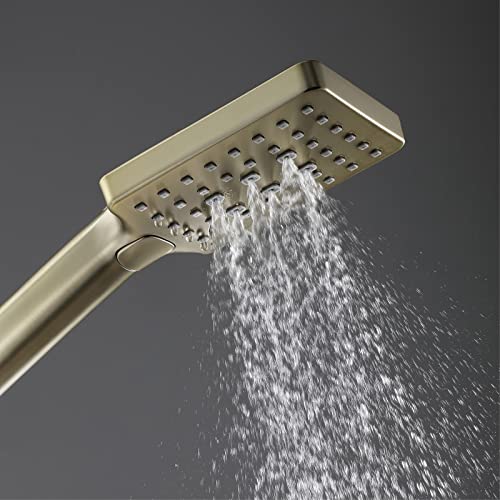 HAUSELIEBE Handheld Shower, Wall Mount Bathroom Handheld Showerheads ABS Hand Held Shower Head Combo with Hose