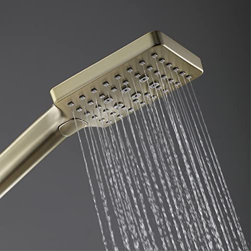 HAUSELIEBE Handheld Shower, Wall Mount Bathroom Handheld Showerheads ABS Hand Held Shower Head Combo with Hose