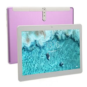 10.1 Inch Tablet WiFi 2.4GHz 5GHz 128GB Expandable 100‑240V Phone Tablet Dual SIM Dual Standby for Work (US Plug)