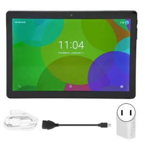 10in Tablet, IPS Large Screen 4GB RAM 256GB ROM 1080x1960 Resolution 5G WiFi 4G Calling Tablet for Office (US Plug)