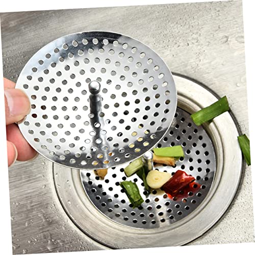 CIYODO 6pcs Sewer Filter Stainless Strainer Sink Drain Basket Kitchen Sink Strainer Sink Strainers for Kitchen Sink Stainer Steel Strainer Bath Sink Filter Screen Stainless Steel Metal