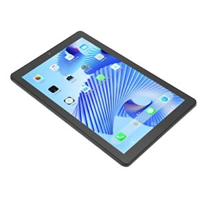 10.1 inch tablet, 5g wifi black tablet pc 100-240v 2mp front 5mp rear for android 10 for study (us plug)
