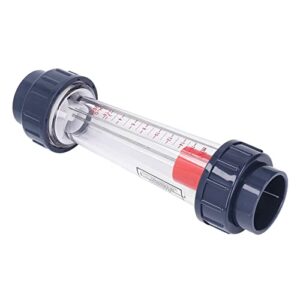 Water Flow Meter, Easy Instalaltion Wide Application Flowmeter High Accuracy 1.6‑16m³/h Range ABS Float Acid and Alkali Resistant for Measuring