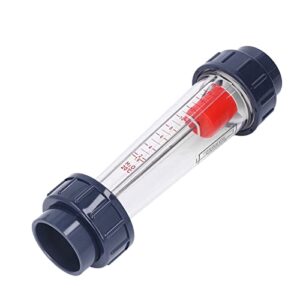 Water Flow Meter, Easy Instalaltion Wide Application Flowmeter High Accuracy 1.6‑16m³/h Range ABS Float Acid and Alkali Resistant for Measuring