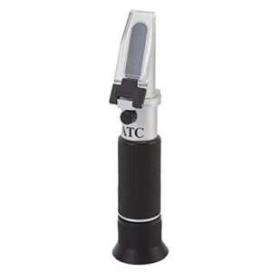 handheld refractometer, accurate data salinity refractometer fast measurement clear reading wide application for aquarium