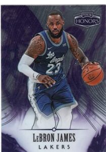 lebron james playoff honors special insert prizm special insert collectible basketball card- 2021 panini chronicles playoff honors basketball card #590 (lakers) free shipping.