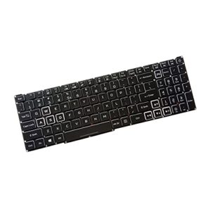 Garende Laptop Replacement Keyboard Repair us English Layout with Backlight for 300 PH315-52 5C1 Professional Durable High Performance, White