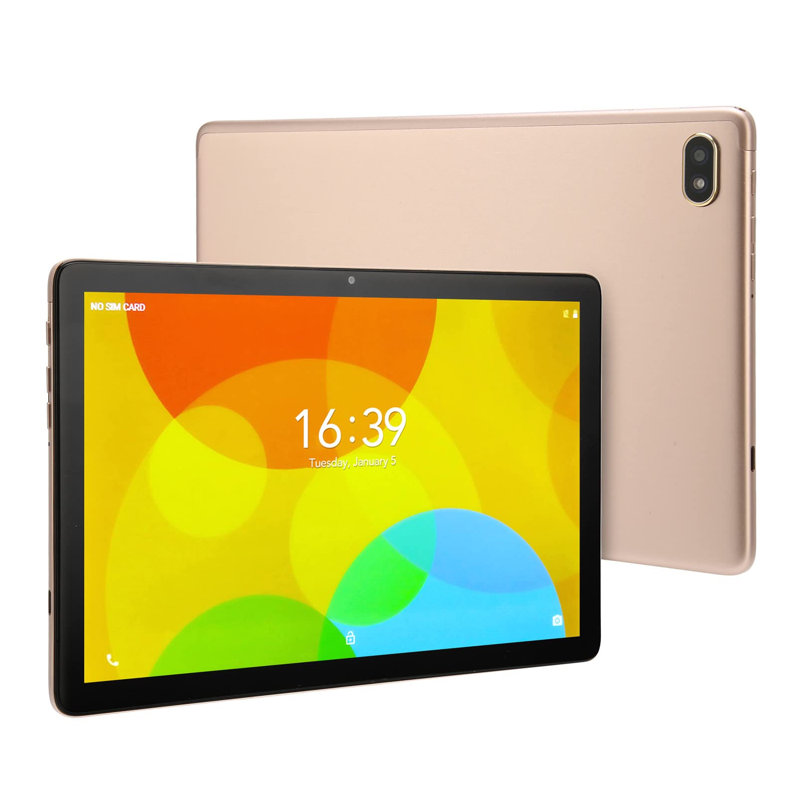 TOPINCN HD Tablet 10.1 Inch 4G LTE Phone Tablet 8800mAh 2.4G 5G WiFi 512GB Octa Core Expandable Android 11 for Office (Gold)