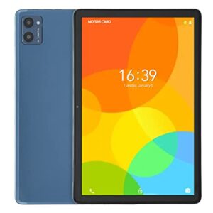 vingvo hd tablet, us plug 100‑240v octa core 10.1 inch tablet type c charging 2.4g 5g wifi for work for android 11 (dark blue)
