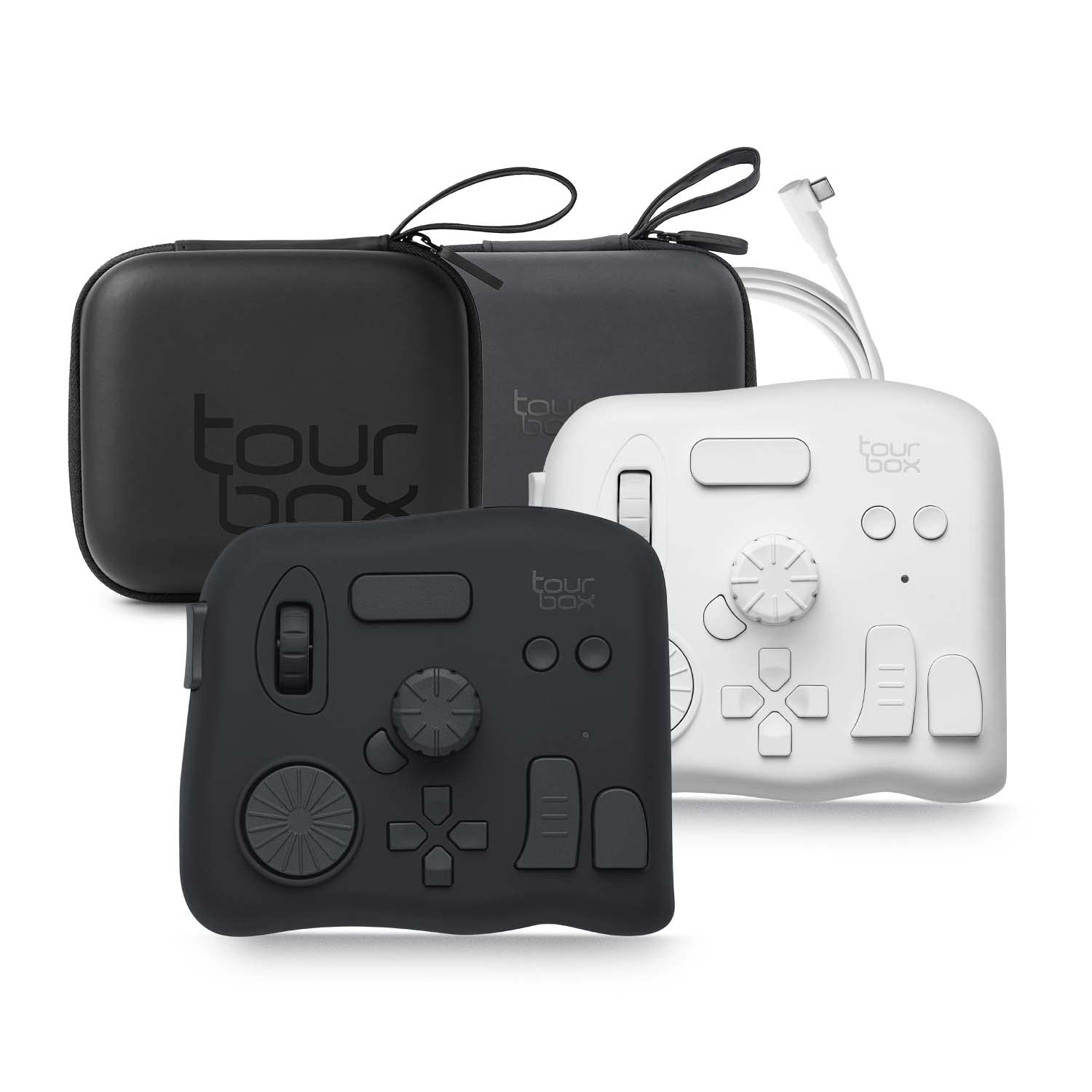 TourBox NEO Set + TourBox Elite Set (White)