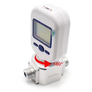 MF5712 Professional 250L/MIN Digital Gas Air Nitrogen Oxygen Flow Meter Portable Gas Flow Meter with G1/2 Interface RS485