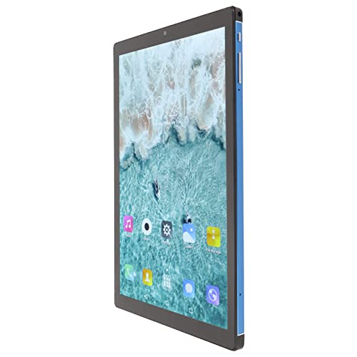 VINGVO Blue Tablet, 10.1 Inch 3 Card Slots HD Tablet for Study (US Plug)