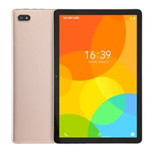 vingvo 10.1 inch tablet, 4g lte tablet 2.4g 5g wifi au plug 100-240v 8gb 128gb 5mp front 13mp rear 1920x1200 resolution for learning for android 11.0 (gold)