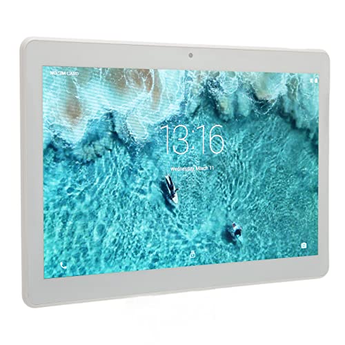 10.1 Inch HD Tablet Call Tablet 100-240V Dual Card Dual Standby Gold Dual Cameras for Office for Android 12 (US Plug)