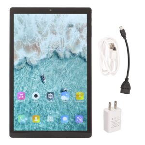 10.1 Inch HD Tablet Calling Tablet 100-240V Front 2MP Back 5MP 2.4G 5G WiFi Green for Entertainment for Android 12 (US Plug)