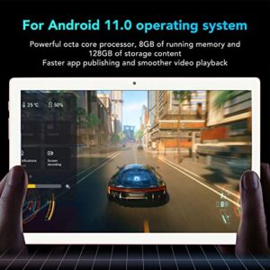 VINGVO Office Tablet, 8800mAh 10.1 Inch Gaming Tablet 5G WiFi 4G LTE for Business (US Plug)