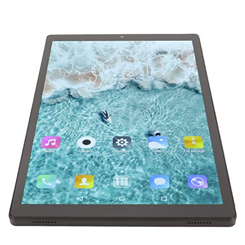 Tablet PC 10.1 Inch Tablet Dual Cards Dual Standby 100-240V 2560x1600 Resolution for Study for Android 12 (US Plug)