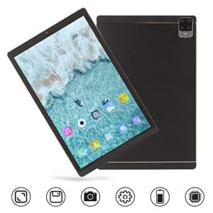 Tablet PC 10.1 Inch Tablet Dual Cards Dual Standby 100-240V 2560x1600 Resolution for Study for Android 12 (US Plug)