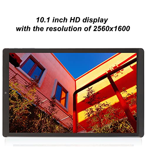 Tablet PC 10.1 Inch Tablet Dual Cards Dual Standby 100-240V 2560x1600 Resolution for Study for Android 12 (US Plug)