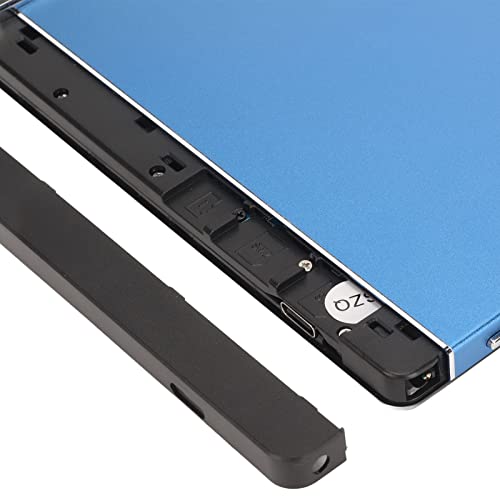 CHICIRIS HD Tablet, 4GB RAM 64GB ROM 10.1 Inch Blue Tablet 2.4GHz 5GHz WiFi 5800mAh for Work (US Plug)