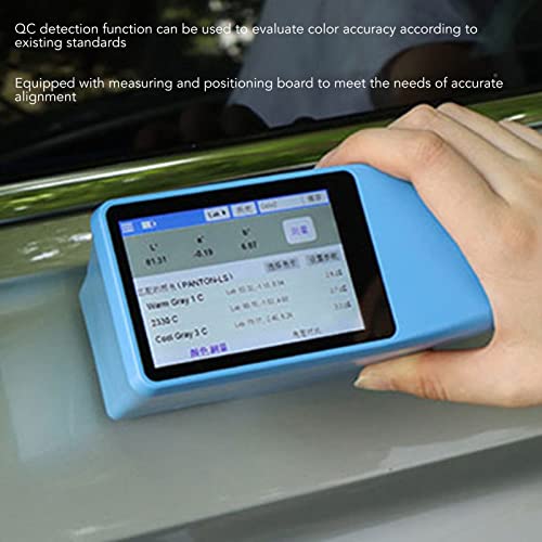 Colorimeter, QC Inspection Function Portable Multiparameter Measurement Color Difference Meter for Automotive Paint