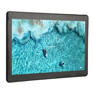 tablet computer, hd screen tablet black 5mp rear 2560x1600 aluminum alloy glass 10.1inch 5ghz for entertaining (us plug)
