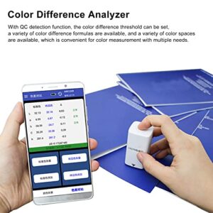 Color Difference Analyzer, Digital Colorimeter Smart APP Color Sharing with Data Line for Chroma Sampling